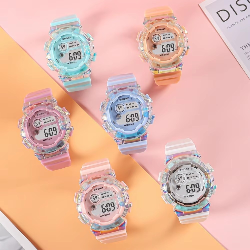 Smartwatch Digital Watches For Kid Girl - Jam Tangan Olahraga Anak-anak Tahan Air,
