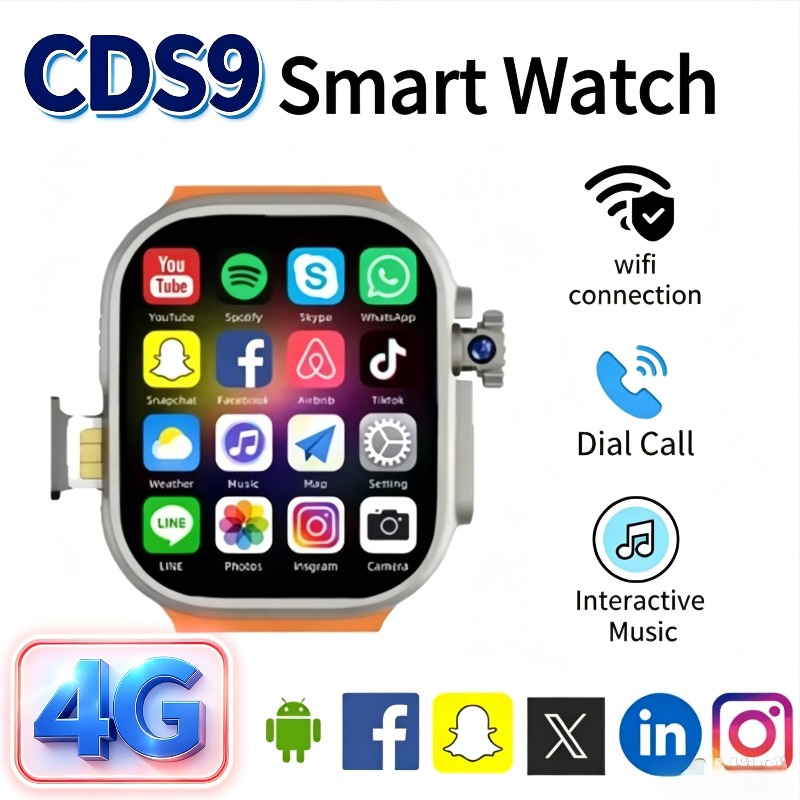 Smartwatch Watches For Women With Gps - Jam Tangan Pintar Android 4G CDS9