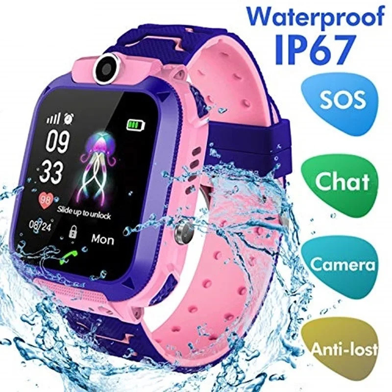 Jam tangan pintar anak, 2G pan - Smartwatch Digital Watches For Kid Girl ulasan dan harga