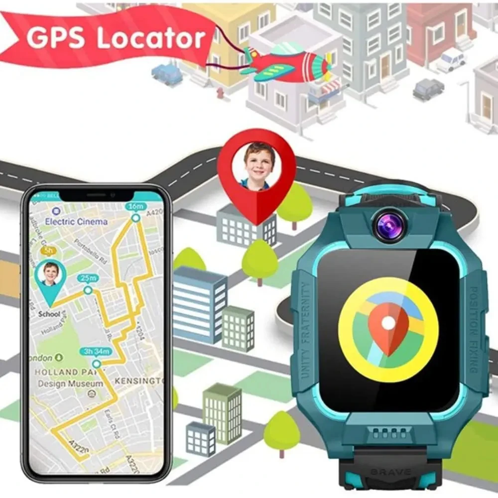 Jam Tangan Pintar Anak VIVO GP - Smartwatch Watches For Kids With Gps ulasan dan harga