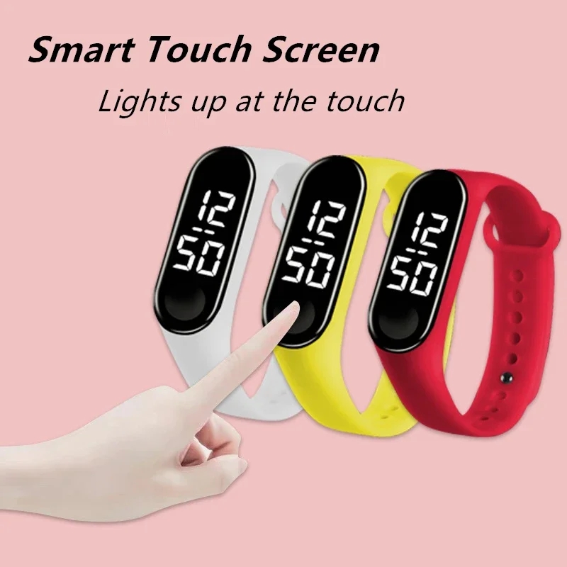 Jam Tangan Digital LED Sentuh  - Smartwatch Digital Watches For Kid Girl ulasan dan harga