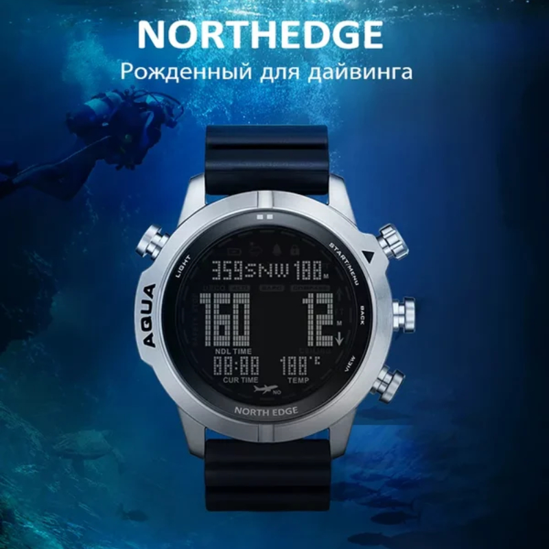 NORTH EDGE Jam Tangan Komputer - Altimeter Compass Watch ulasan dan harga