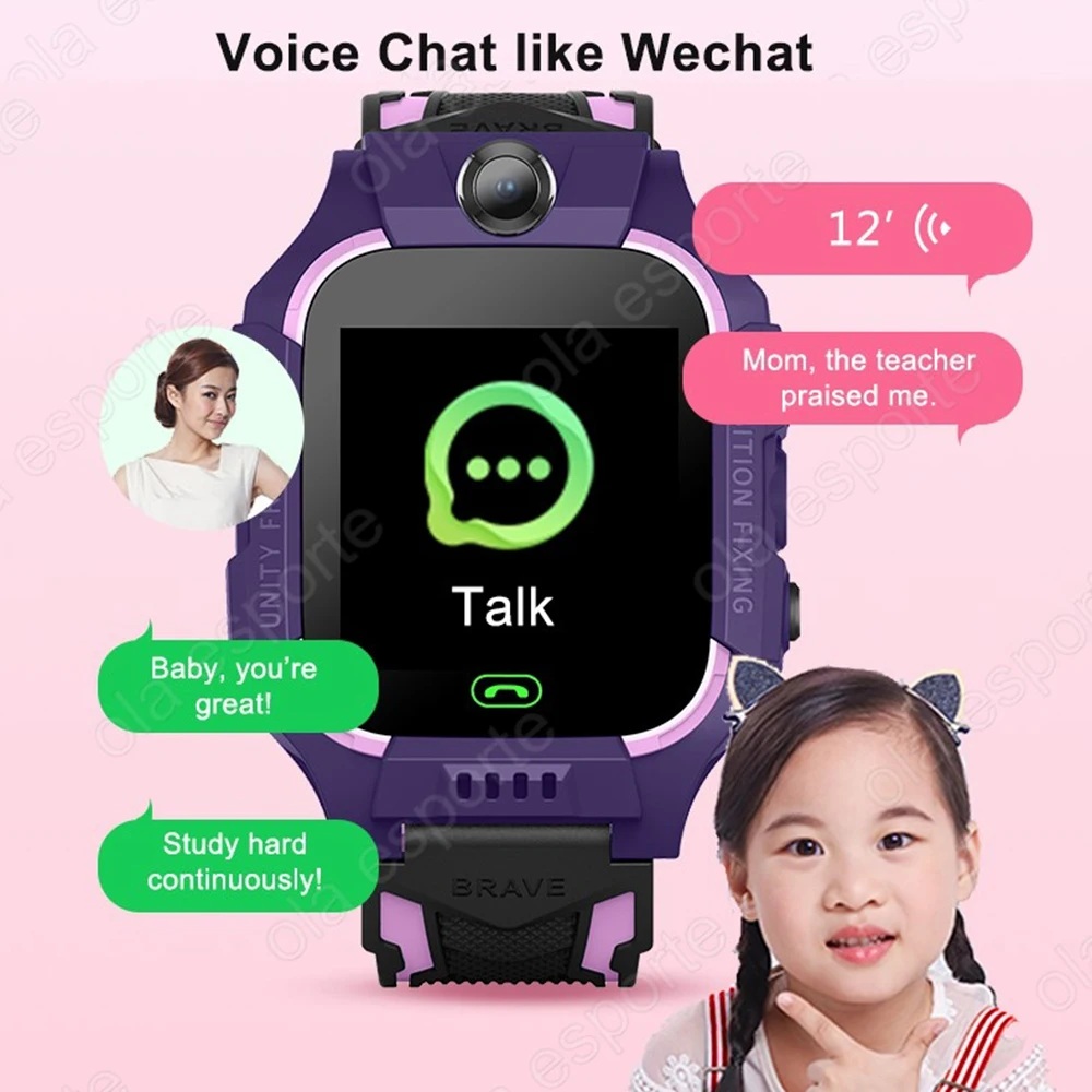Q12 Jam Tangan Pintar Anak 2G  - Smartwatch Digital Watches For Kid Girl ulasan dan harga
