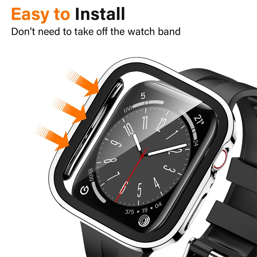 Kaca + penutup untuk Apple Wat - Smartwatch Watches Price ulasan dan harga