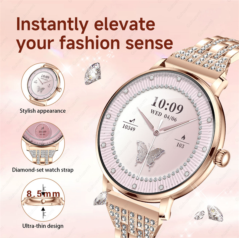 Jam Tangan Pintar Wanita Model - Watches Ladies Smartwatch ulasan dan harga