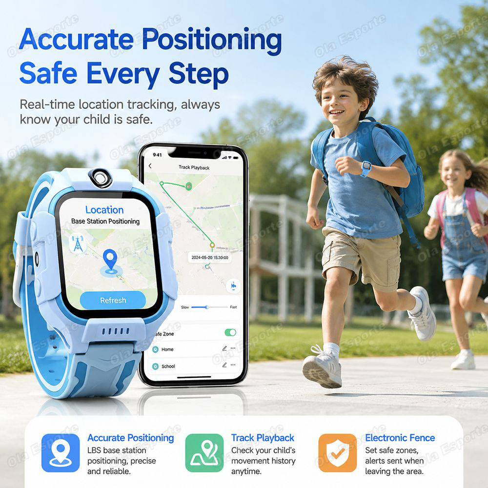 Jam Tangan Pintar Anak 2G/5G B - Smartwatch Watches For Kids With Gps ulasan dan harga