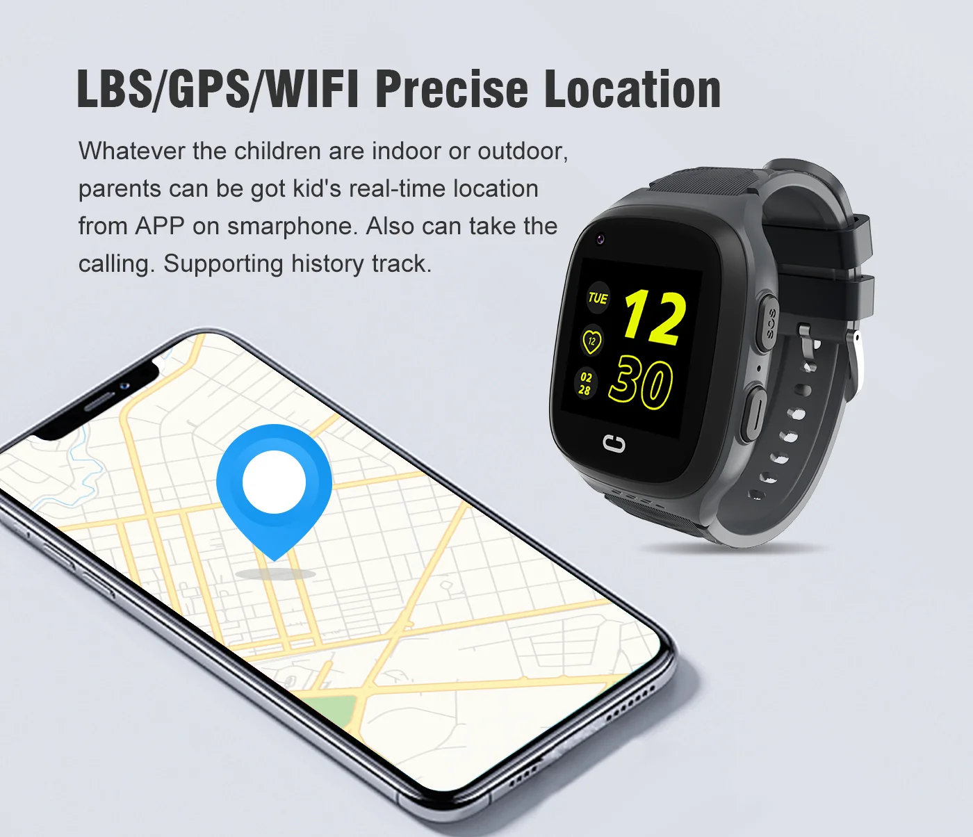 Jam Tangan Pintar Anak 4G SOS  - Smartwatch Watches Price ulasan dan harga
