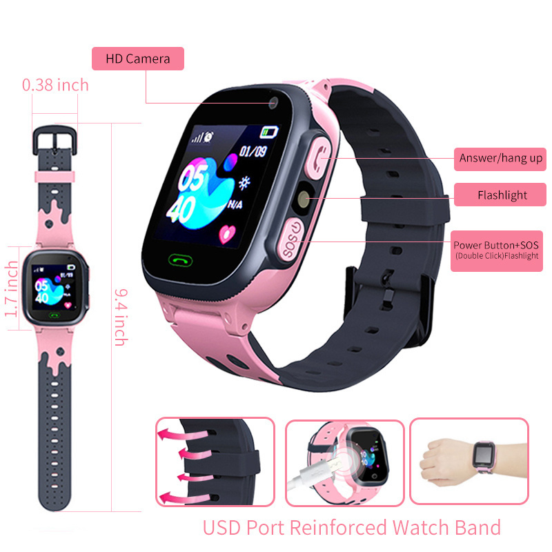 Jam Tangan Pintar Anak Jam Tan - Smartwatch Watches For Kids ulasan dan harga