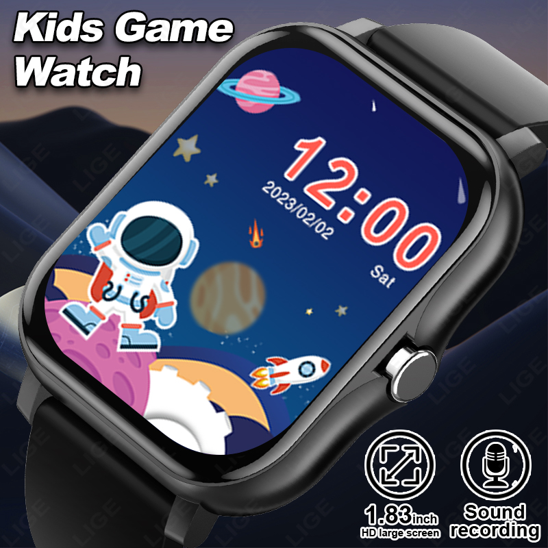 LIGE 2025 Audiobook Jam Tangan - Smartwatch Digital Watches For Kid Girl ulasan dan harga