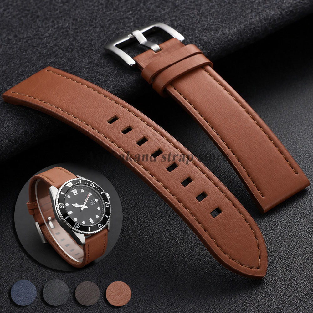 Tali Jam Tangan Kulit Jahit, G - Watches Rolex Smartwatch ulasan dan harga