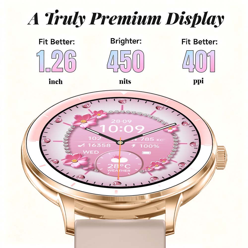 Jam Tangan Pintar Wanita Layar - Watches Ladies Smartwatch ulasan dan harga
