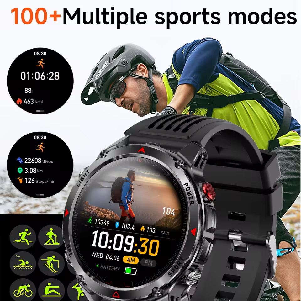 Jam Tangan Pintar GPS Militer  - Altimeter Compass Watch ulasan dan harga