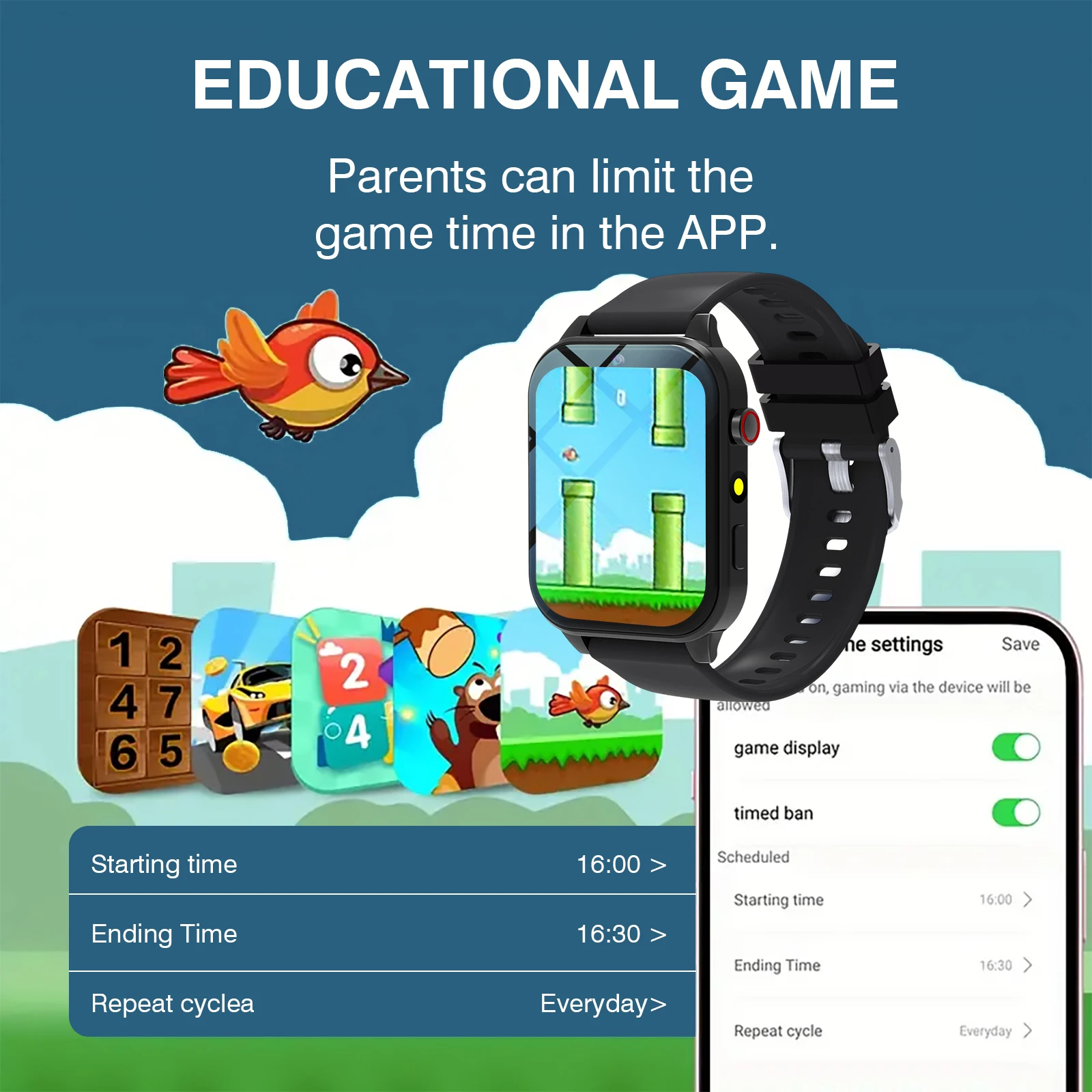 Jam Tangan Pintar Anak 18 Perm - Smartwatch Watches For Kids ulasan dan harga