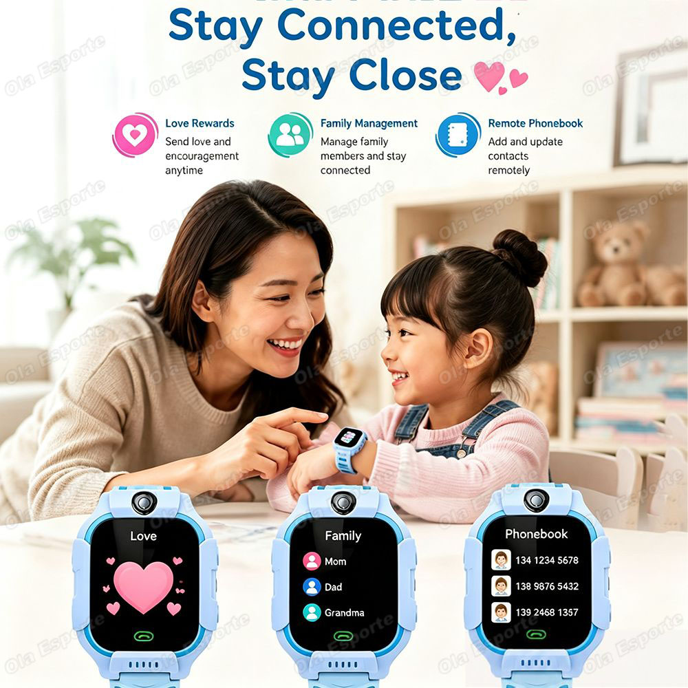 2027 Jam Tangan Pintar Anak 2G - Smartwatch Watches For Kids With Gps ulasan dan harga
