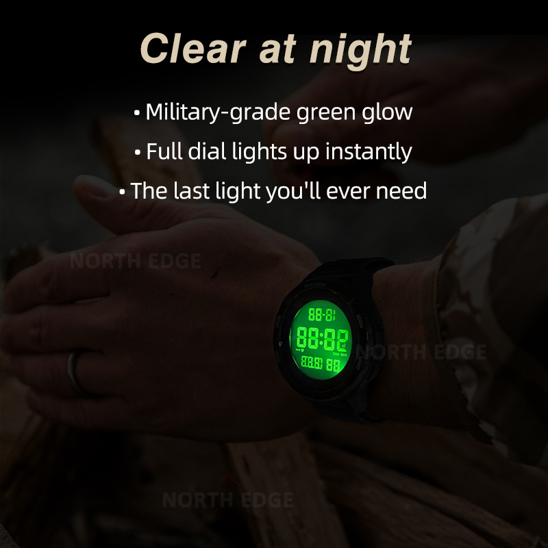 NORTH EDGE 2025 TERRAX Jam Tan - Altimeter Compass Watch ulasan dan harga