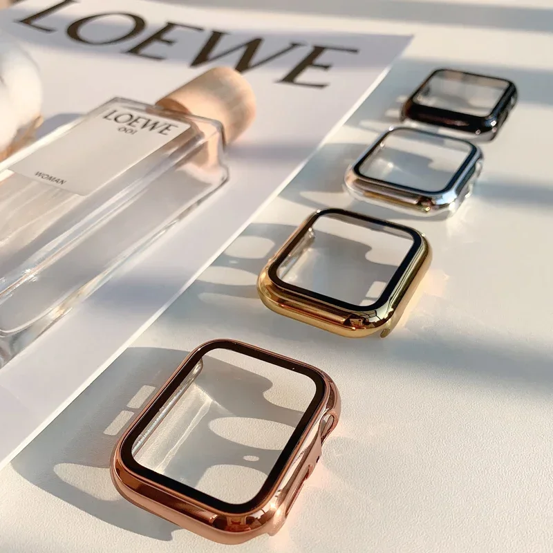Kaca + casing untuk Apple Watc - Smartwatch Watches Price ulasan dan harga