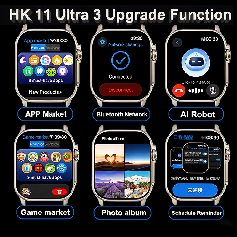 Jam Tangan Baru Pria HK11 ULTR - Smartwatch Watches For Women With Gps ulasan dan harga