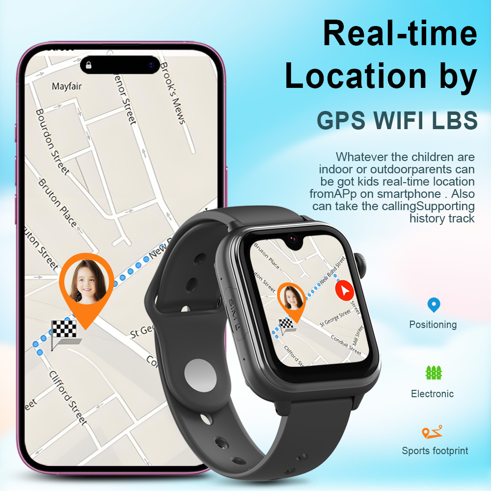 Jam Tangan Pintar GPS Wonlex K - Smartwatch Watches For Kids With Gps ulasan dan harga