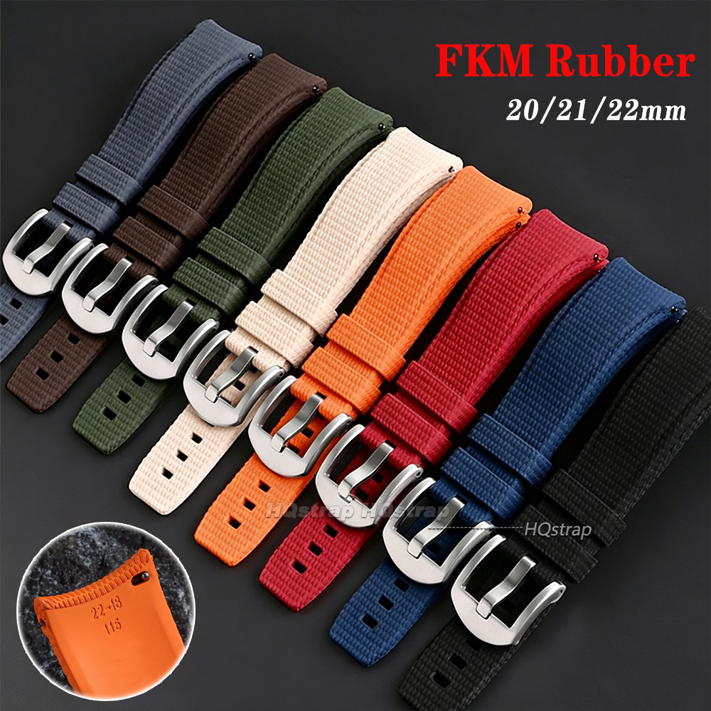 Tali Jam Tangan Karet FKM 20mm - Watches Rolex Smartwatch ulasan dan harga